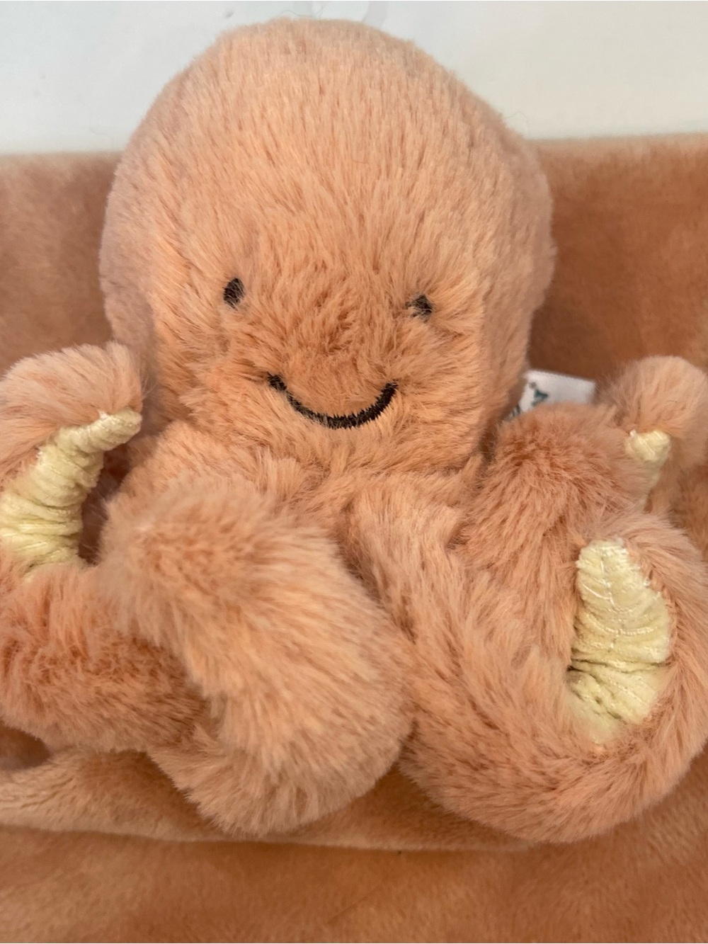 Retired Jellycat Octopus plushie comforters for baby~ soft fur